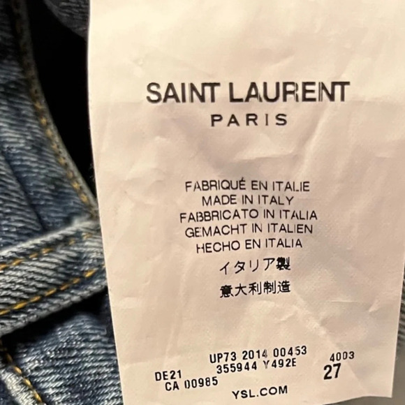 Saint Laurent straight  leg jeans - Picture 4 of 5